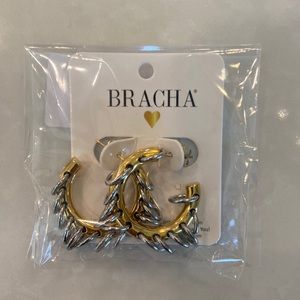 Bracha Shay Mix Tone Hoops